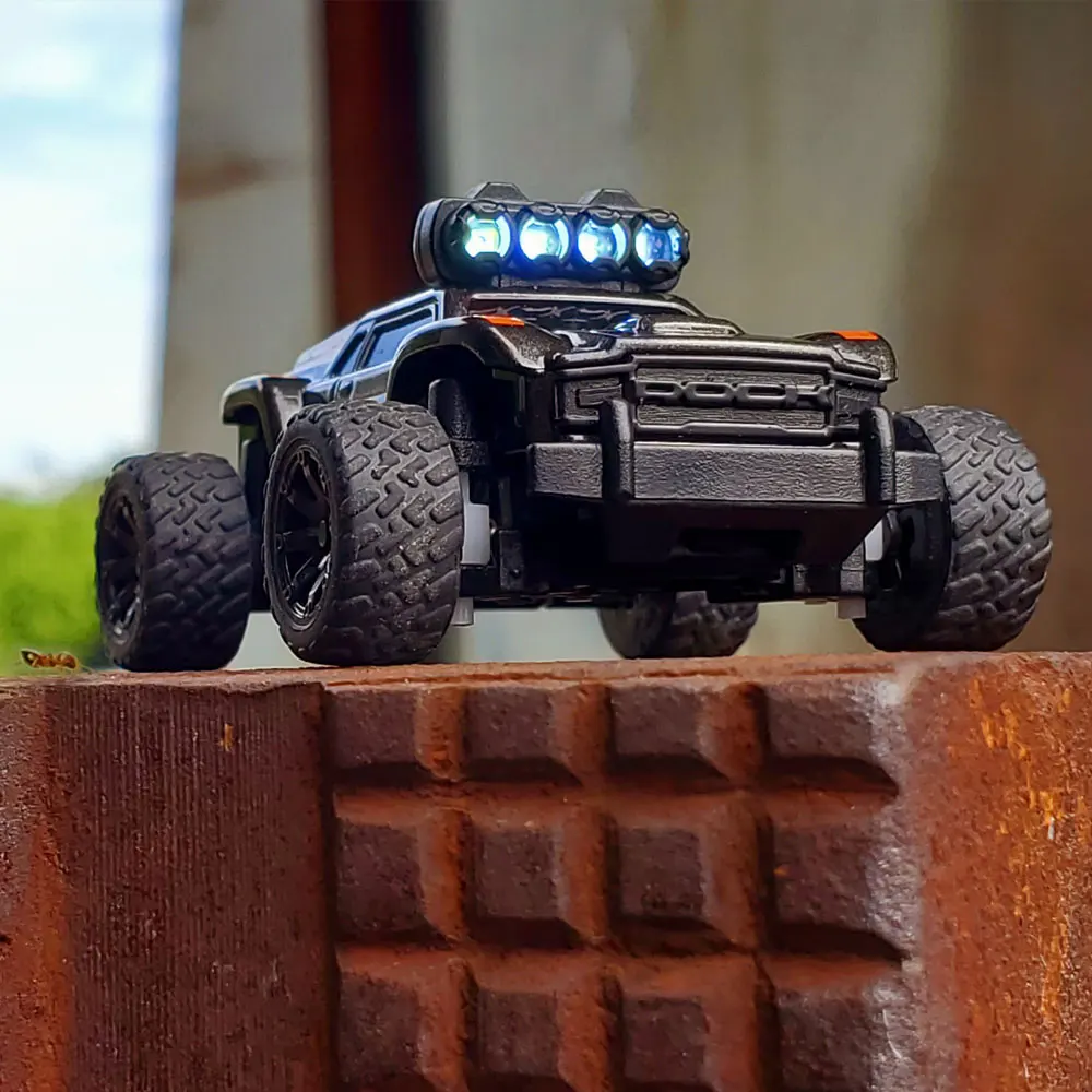 Turbo Racing-coche de carreras Baby Monster escala 1:76, cami&oacute;n, Mini, RTR, 2,4 GHZ, Control remoto, carga tipo C-3