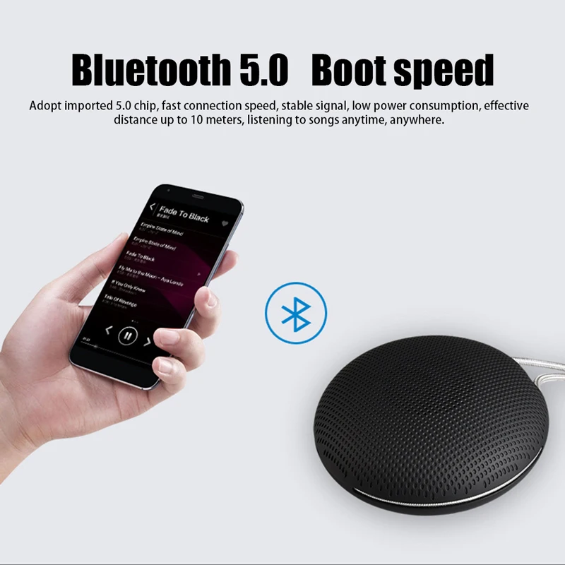 Bluetooth-Колонка для душа миниатюрная Водонепроницаемая Портативная Беспроводная