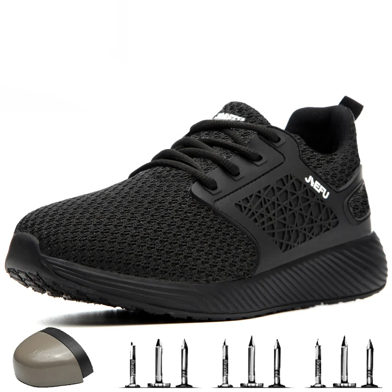 Защитная обувь для мужчин стальной носок Противоударная защитная строительные