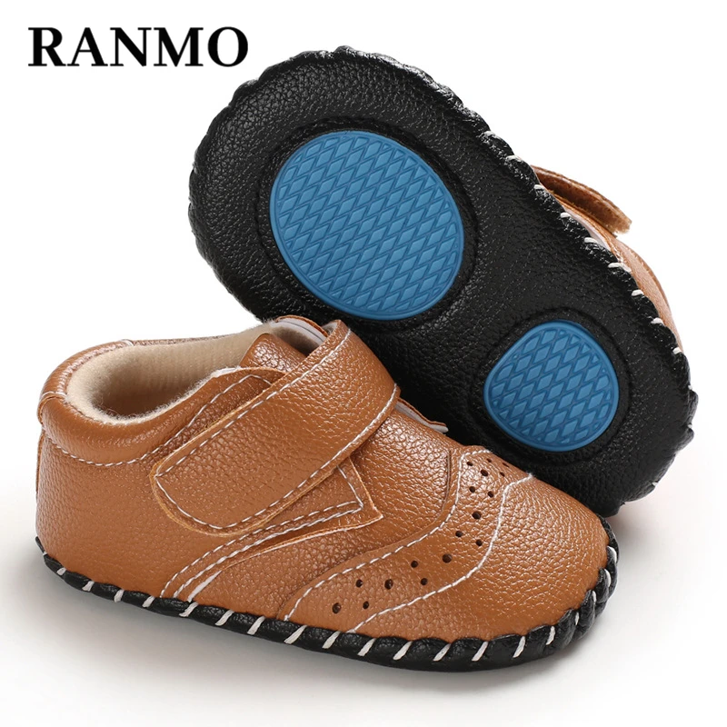 

Кроссовки Bebes детские на резиновой подошве, модная кожаная обувь для новорожденных мальчиков, мокасины ручной работы, однотонная обувь для ...