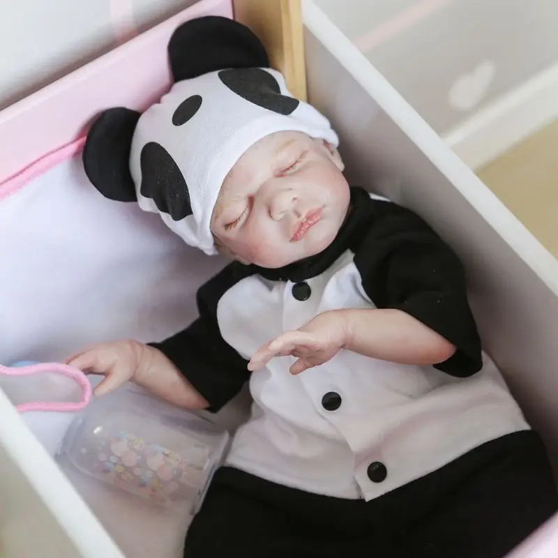 

48cm Realistic Doll Toddler Babies Sleeping Boy Play Toy Birthday Christmas Gift for Children