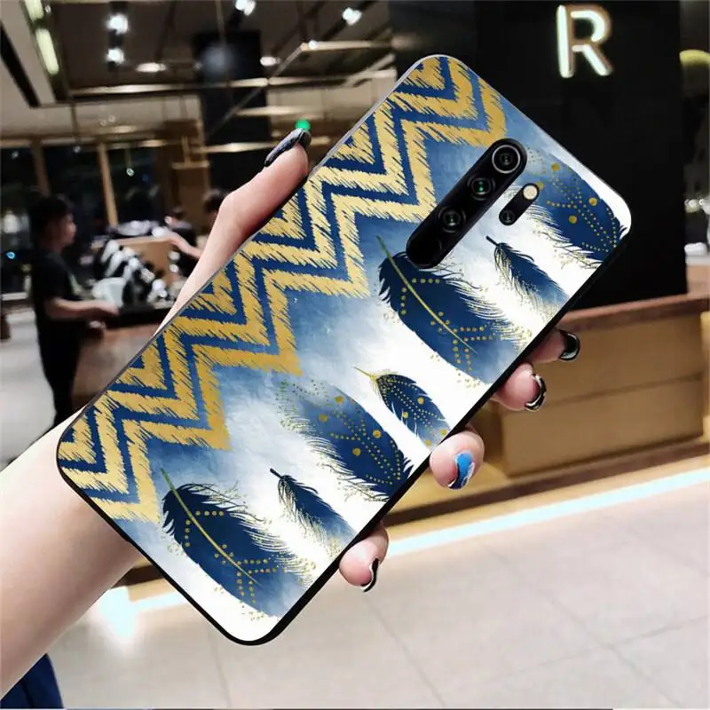 Фото Boho Western Teepee Arrows Feathers Silicone Black Phone Case for Redmi Note 9 8 8T 8A 7 6 6A Go Pro Max K20 Мобильные телефоны и Boho Western Teepee Arrows Feathers Silicone Black Phone Case for Redmi Note 9 8 8T 8A 7 6 6A Go Pro Max K20 Мобильные телефоны и