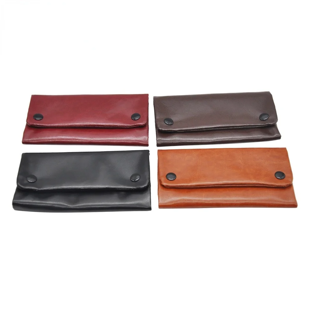 

PU Leather Tobacco Bag Cigarette Rolling Pipe Tobacco Pouch Case Wallet Tip Paper Holder Smoking Accessories