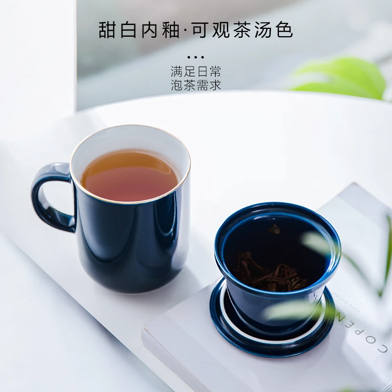 С двойной стенкой чашка Кофе большой японский Чай заварки Керамика творческие