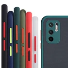 Для Xiaomi Poco M3 Pro 5G чехол Poco M3 Pro F3 Противоударная защитная задняя крышка из мягкой ТПУ бампер матовый прозрачный тонкий для телефона повышенной прочности с протекторным рисунком и Poco M3 Pro 5G