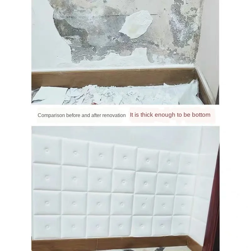 

Bedroom Decoration Wallpaper Best Selling Self-adhesive Soft Packaging Wall Wallpaper Waterproof and Moisture-proof Living Room