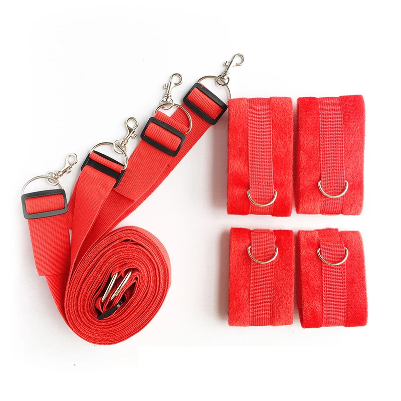 Нейлоновый плюшевый секс бондаж сексуальный под кроватью сдерживающий ремешок SM