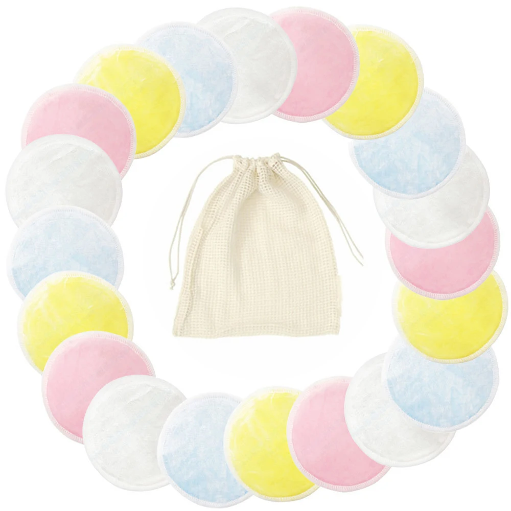 Оптовая продажа многоразовые хлопковые подушечки для снятия макияжа с лица