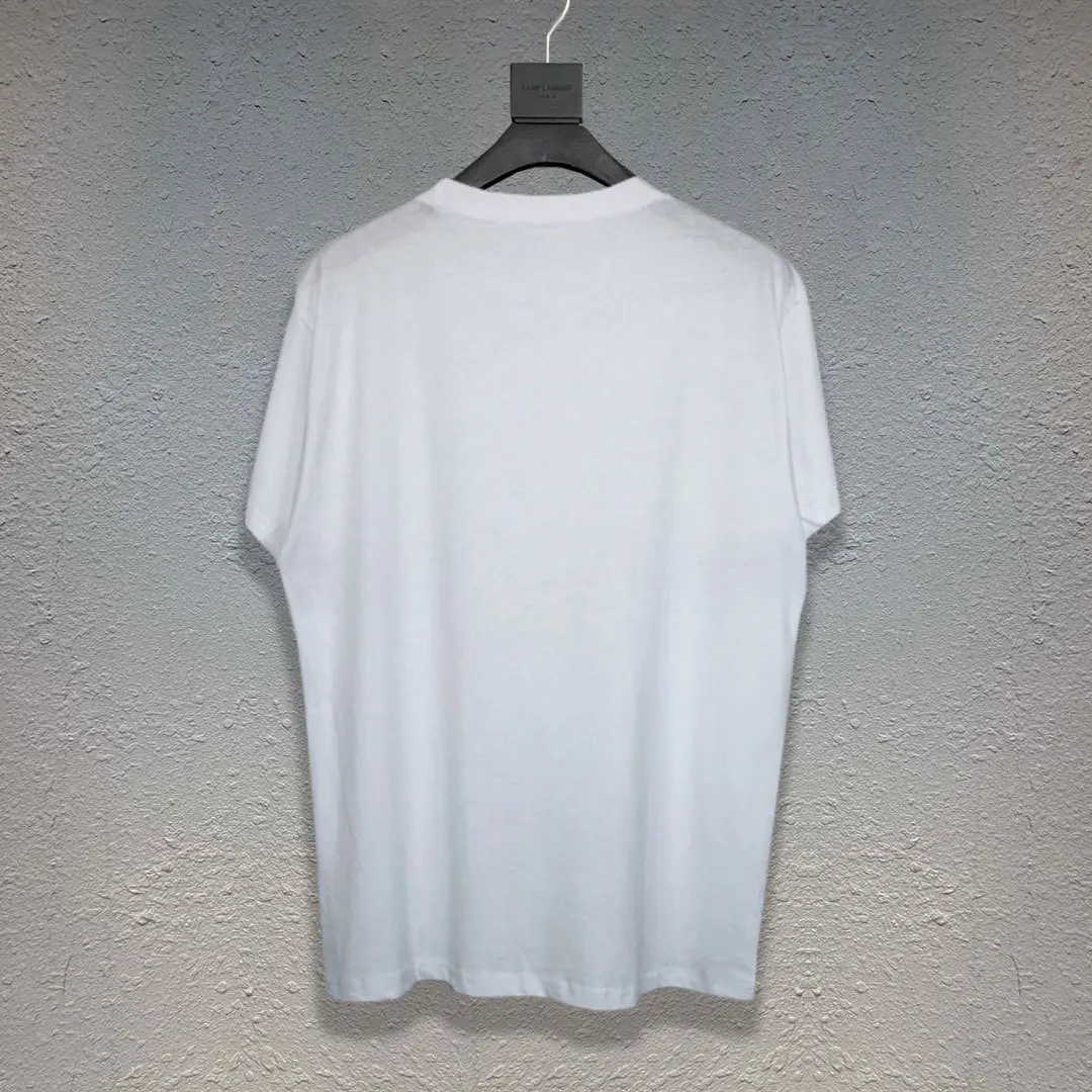 

2021 New Brand AMIRI T-shirt Color Bird Print T-shirt High Quality Men And Women Casual hip-hop High Street Harajuku T-shirt