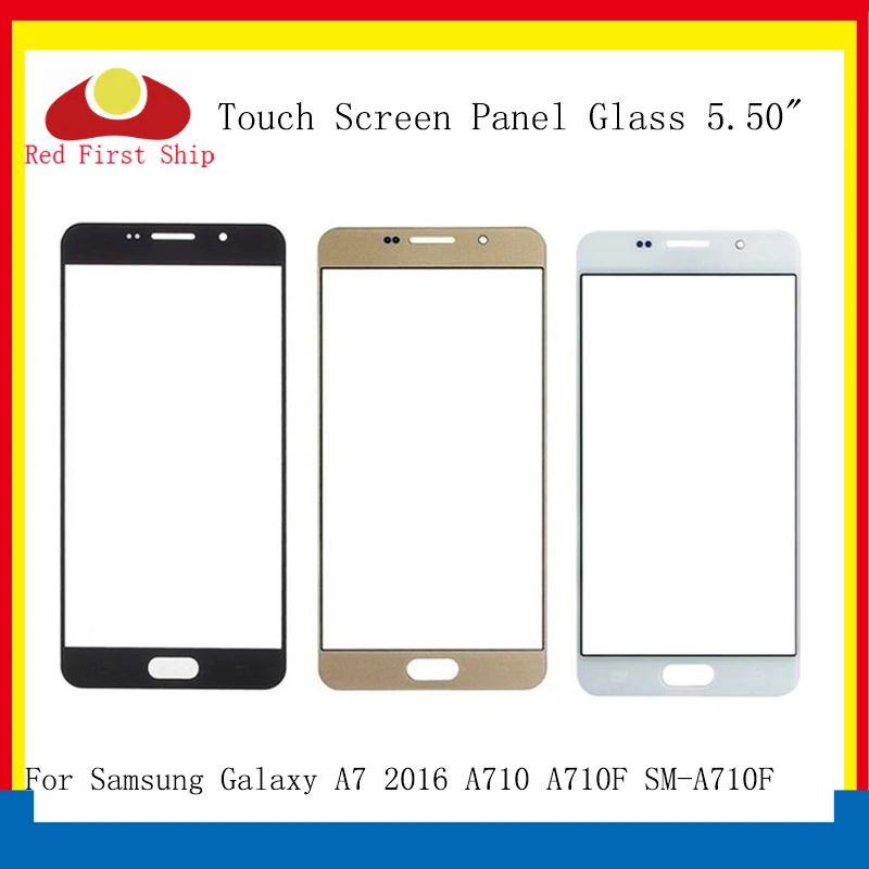10 шт./лот сенсорный экран для Samsung Galaxy A7 2016 A710 A710F Сенсорная панель передняя