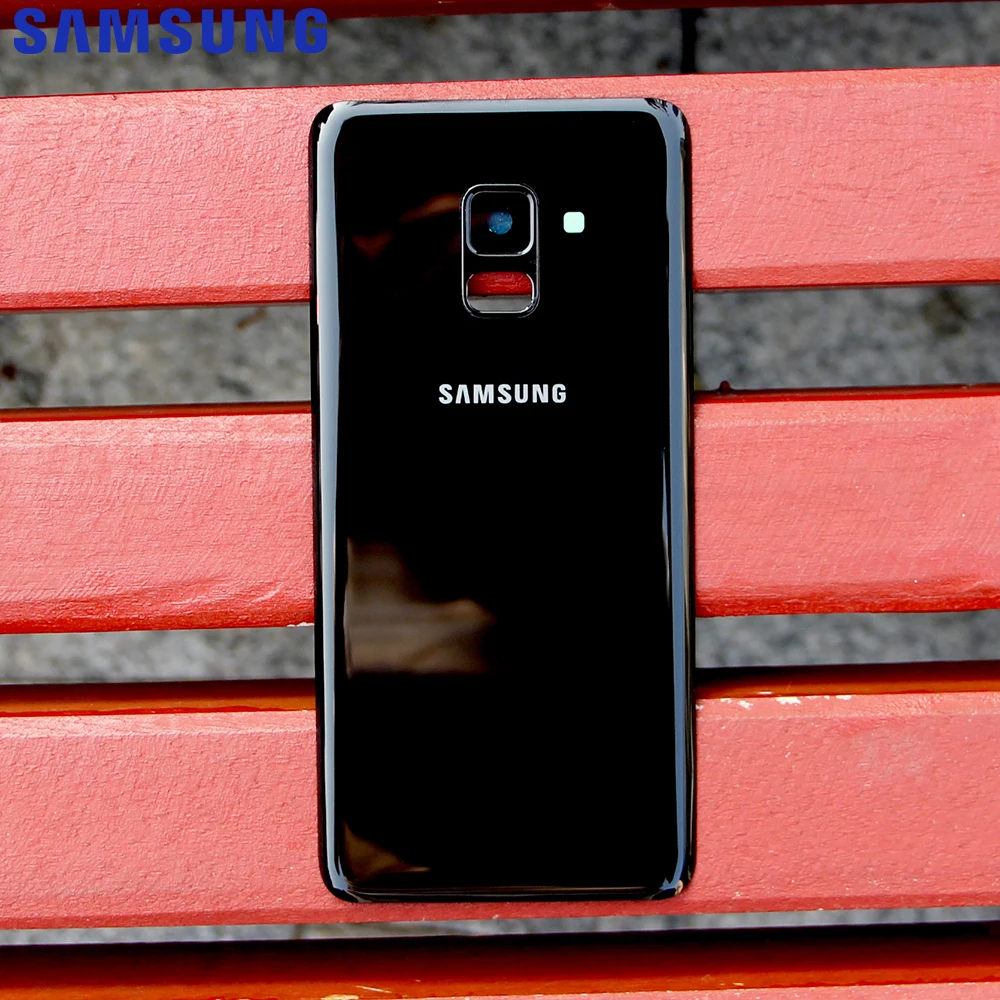 Samsung задняя крышка из стекла задний бампер чехол для GALAXY A8 2018 Edition SM A530N A530F телефон