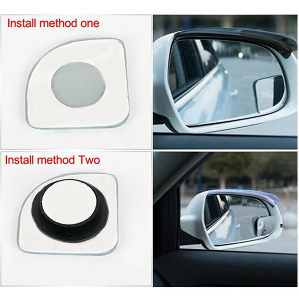 

Replacement Blind spot mirror 2pcs Car Adjustable 360 degree Wide angle