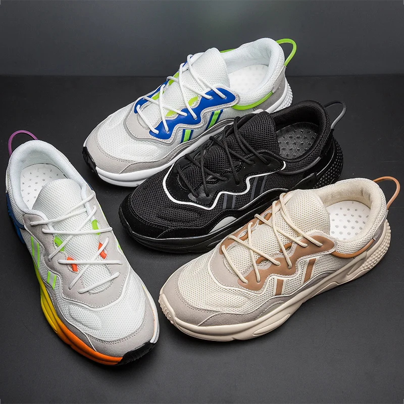 Мужская повседневная обувь зимние кроссовки на массивном каблуке для папы