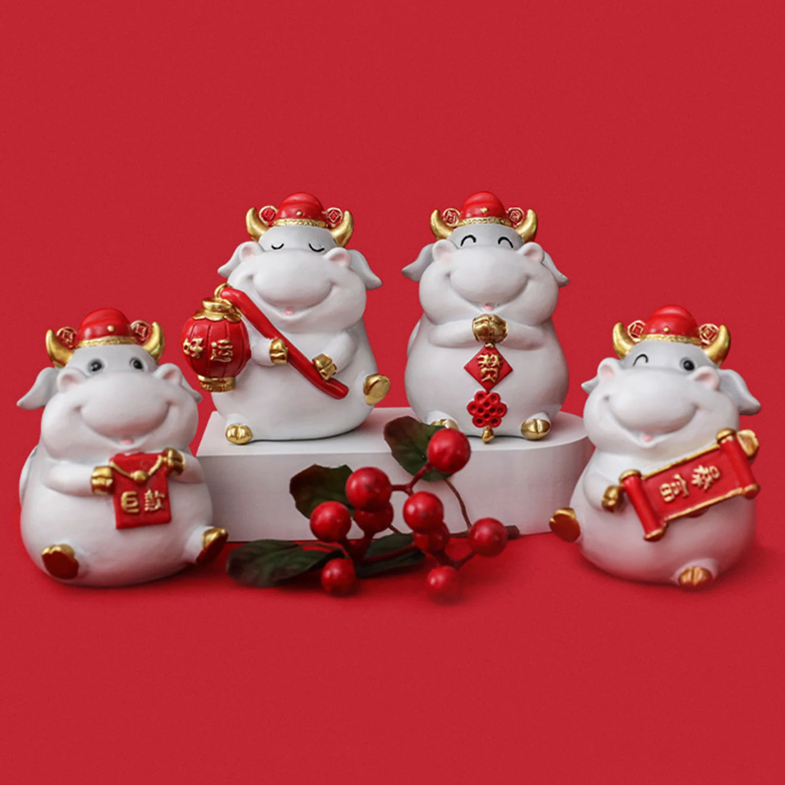 Зодиака крупного рогатого скота Ox год язычок Копилка принт мульташной Минни