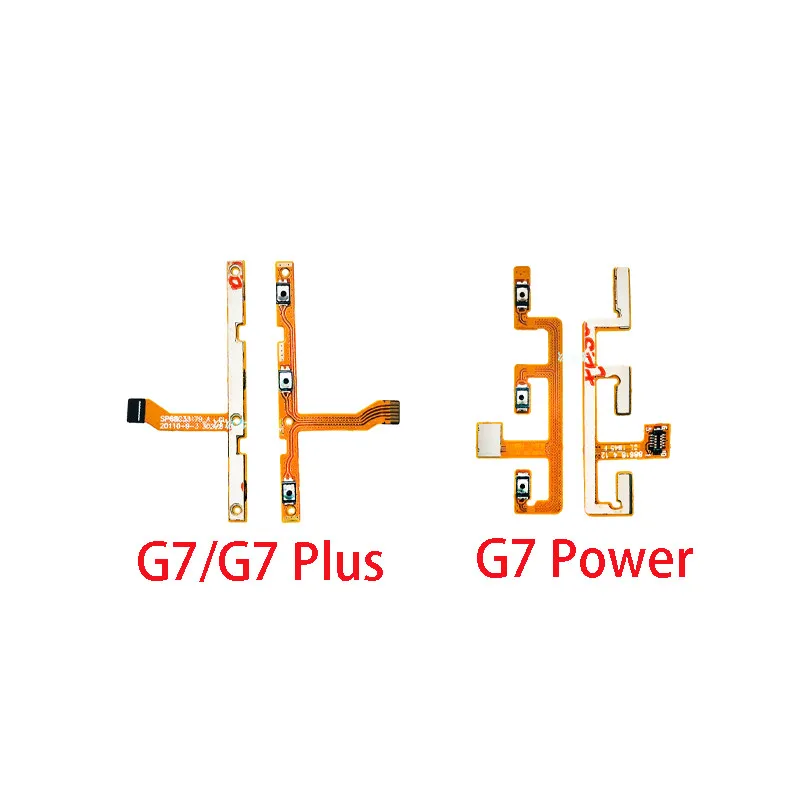 

Power On Off Button Volume Switch Key Control Flex Cable Ribbon For Motorola Moto G7 G7 Plus G7 Power Repair Part