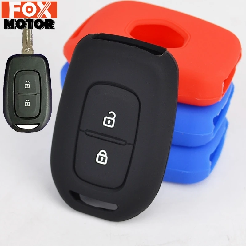 Силиконовый чехол с 2 кнопками и дистанционным брелоком подходит для 2016 2017 Renault