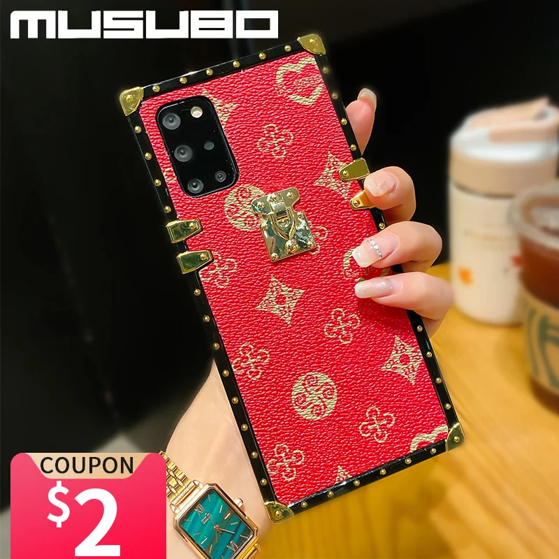 Musubo Retro Case For Samsung Galaxy S21 S20 Ultra S10 Plus A51 A71 5G A72 Note 10 Plus Note 20 Ultra Fundas Cover Luxury Coque