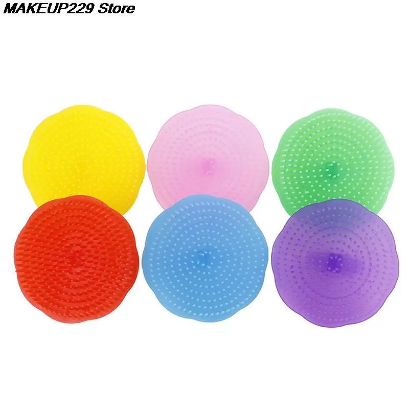 1 шт. силиконовая щетка для мытья головы и кожи | Красота здоровье