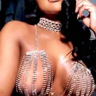 Бикини, бюстгальтер с кристаллами, цепочка на живот пея, украшения для корпуса, европейские и американские взрывы, цепочка на бюстгальтер, цепочка на грудь с кисточкой