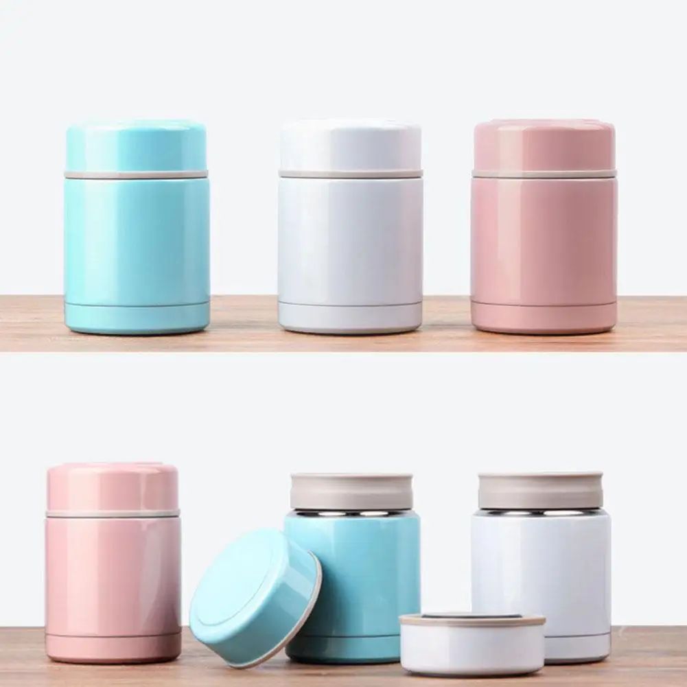 Портативная вакуумная Термокружка 400 мл термос банка для кофе супа чашка питья