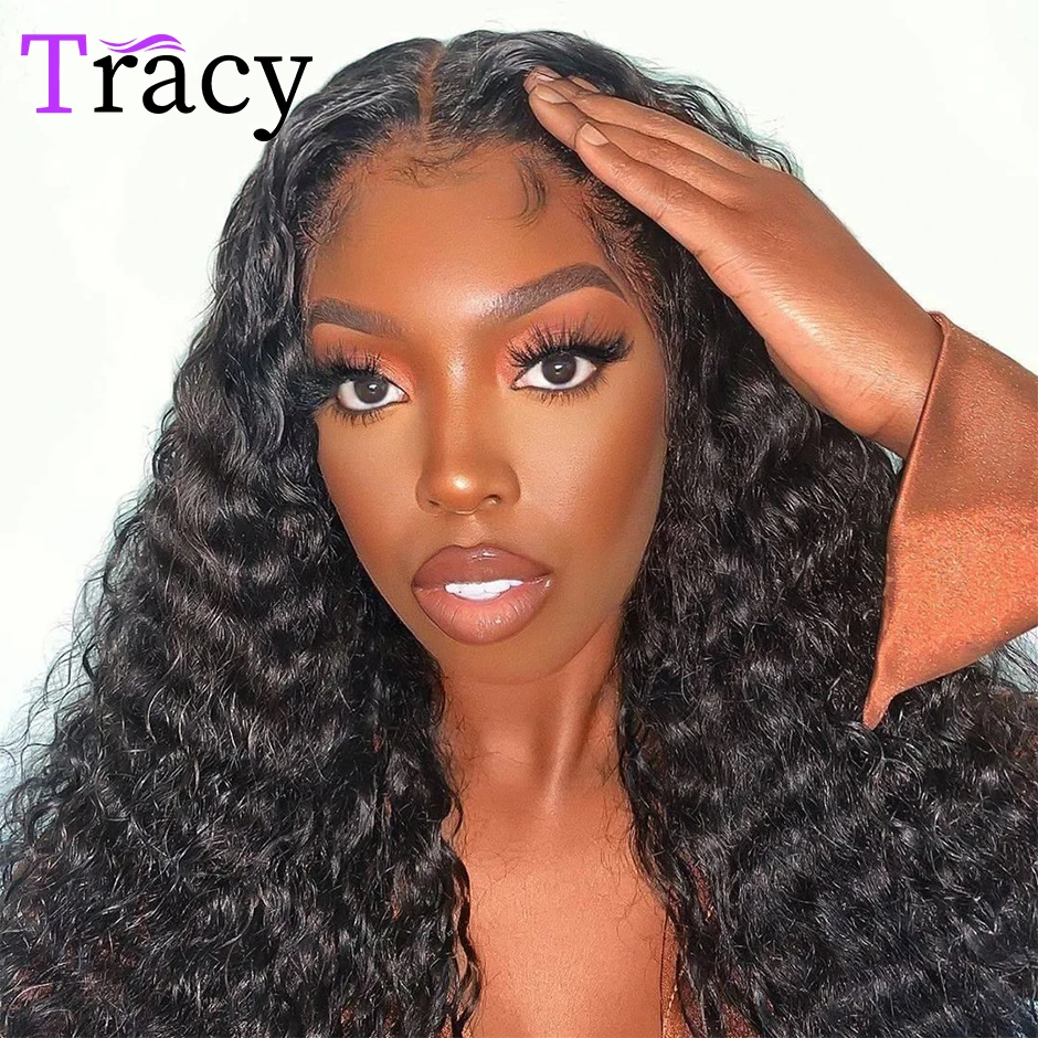 

Tracy Water Wave Lace Front Human Hair Wig 13x4x1 T-Part Wig With Baby Hair Pre Plucked For Women Brazilian Remy T-Part Lace Wig
