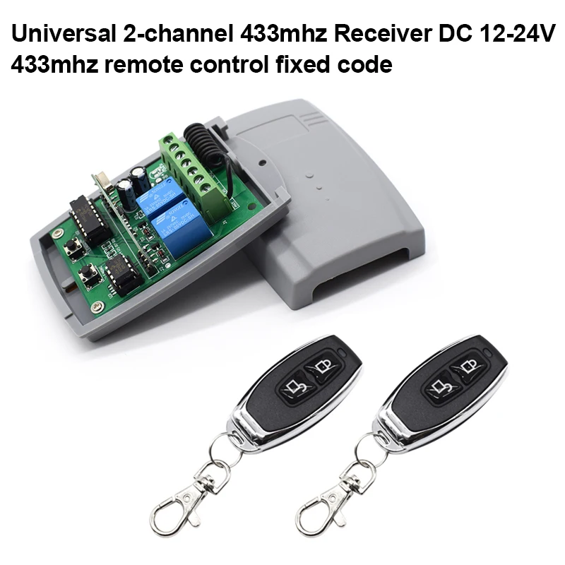 Универсальный 433 92 МГц пульт дистанционного гаражного приемника + 2 пульта