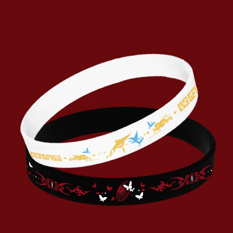 

Anime Tian Guan Ci Fu Cosplay Costume Hua Cheng Xie Lian Cosplay Bracelet Accessories Silicone wristband Gifts For Girls CS491