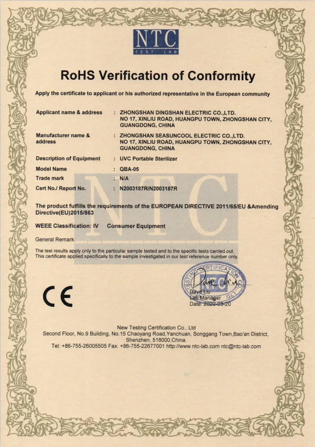 Быстрая доставка портативный УФ стерилизация лампа Портативный дезинфекционная