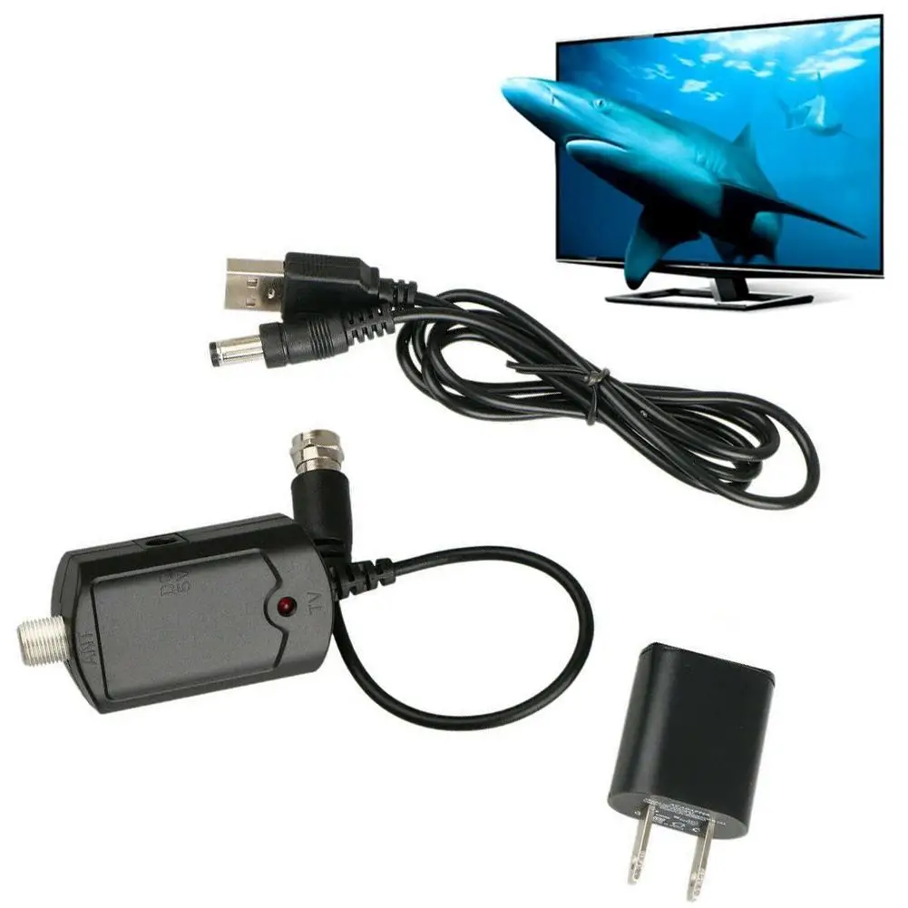 

1 шт. HD ТВ Антенна Усилитель сигнала Усилитель ТВ высокий канал VHF усиление в помещении UHF горячая распродажа