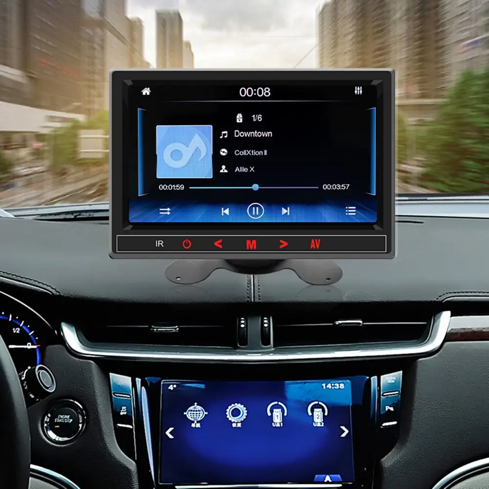Автомобильный MP5-плеер 7 дюймов 2 Din Carplay сенсорный экран радио стерео адаптер HD