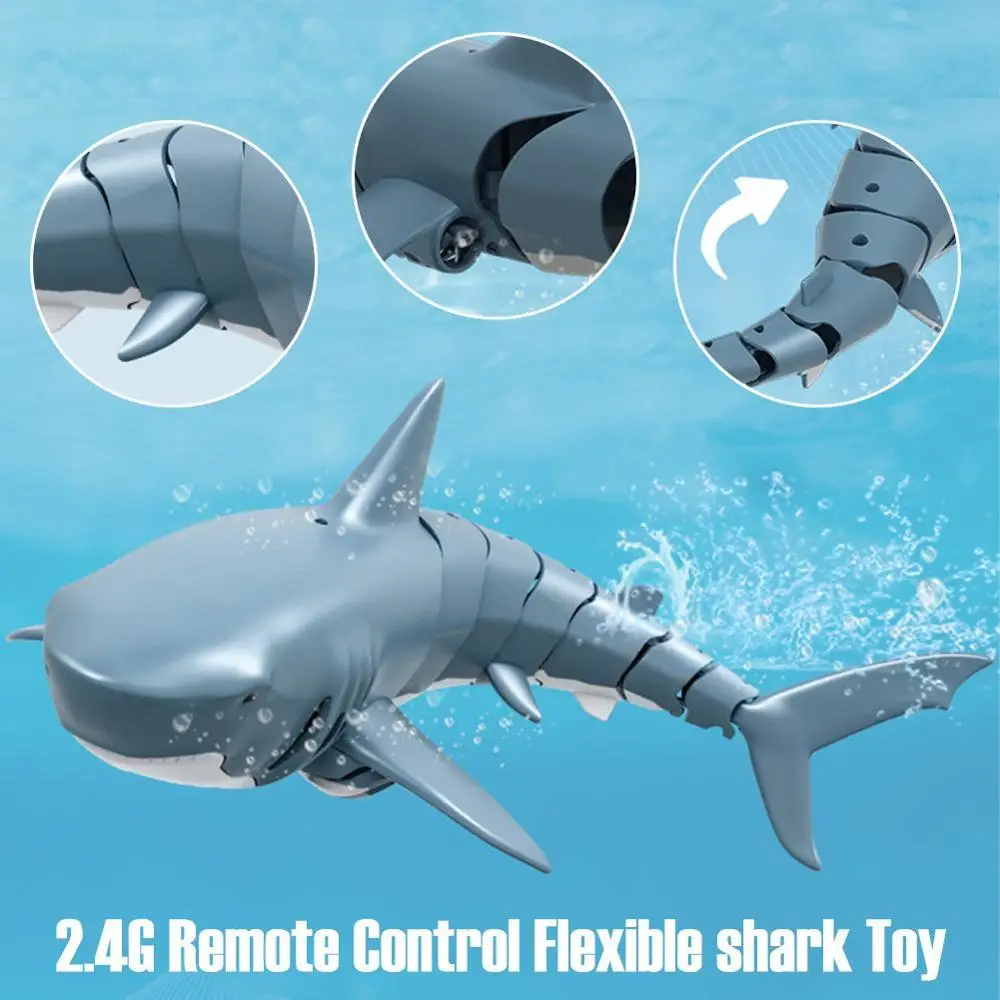 HGRC 2 4G T11 RC акула лодка Перезаряжаемые радио Управление водонепроницаемый