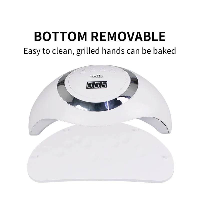 

120W High Power Nail Dryer for Manicure 60LED Double Hands Fast Drying All Gels With LCD Display Salon Use Nail Art Equipment