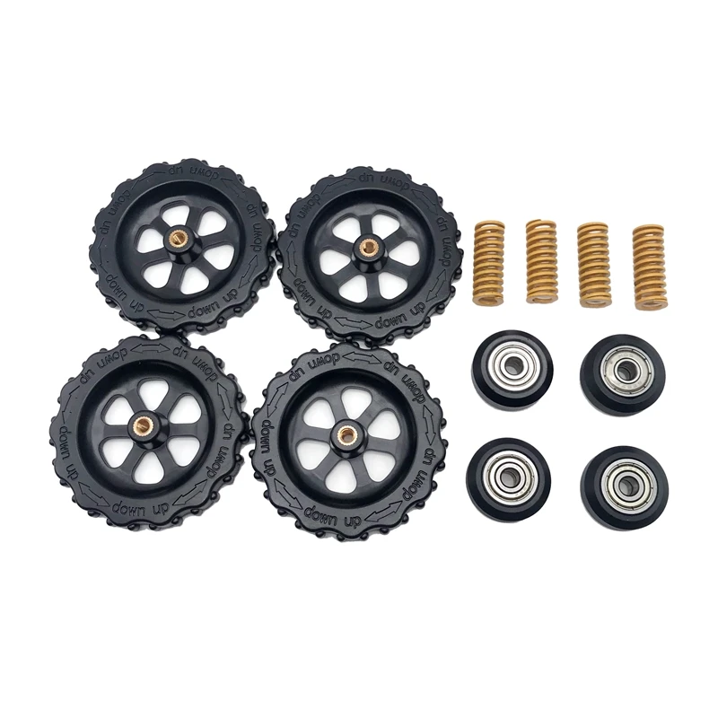 4 компл. Части 3d принтера с подогревом Пружинные шкивы выравнивания комплект для