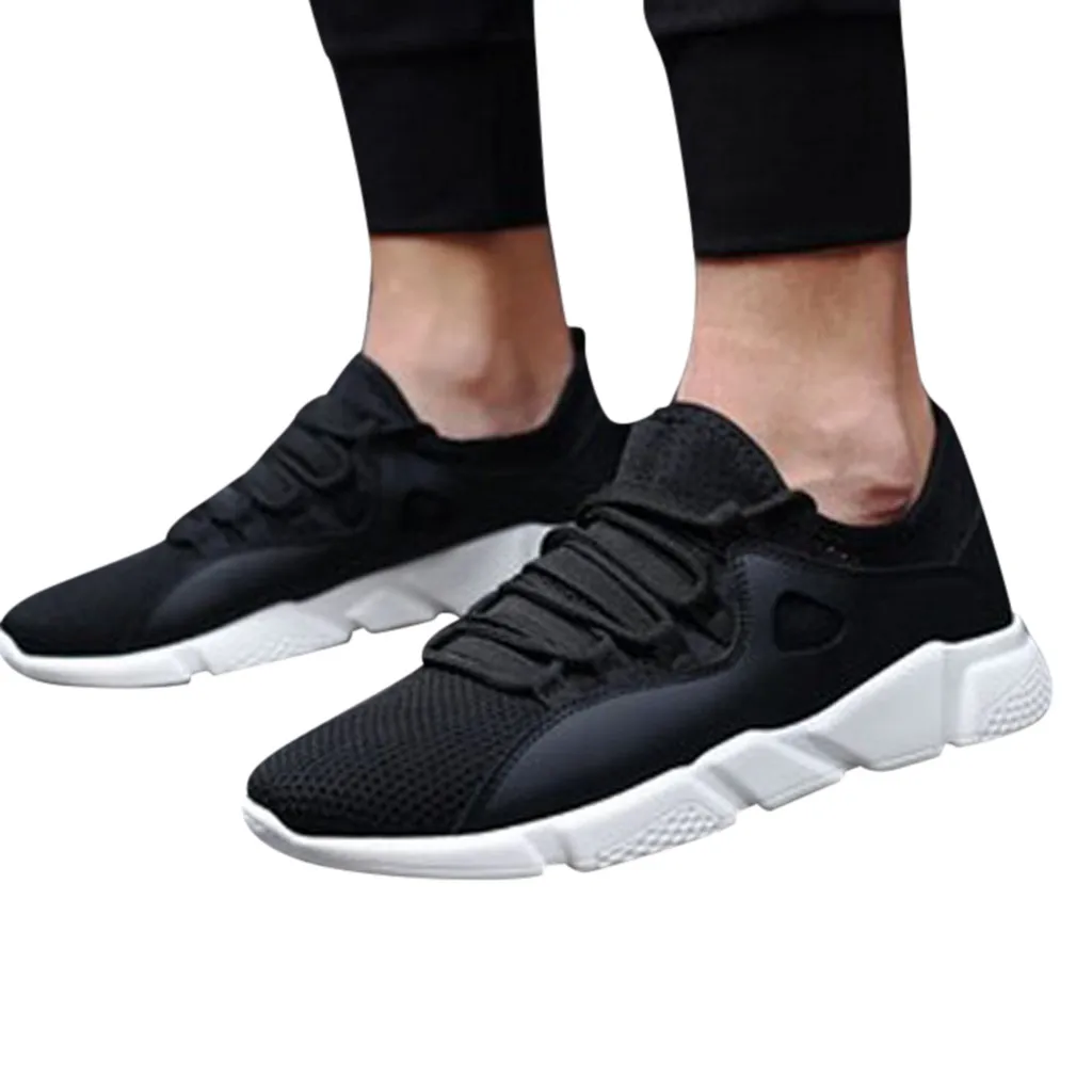 Дышащая обувь для бега модная спортивная большого размера популярная мужская