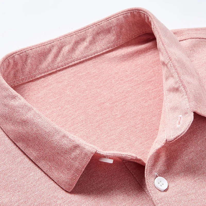 

2021 New Fashions Brands Polo Shirt Men Stand Color Long Sleeve Slim Fit Polos Mandarin Collar Boys Casual Mens Clothing