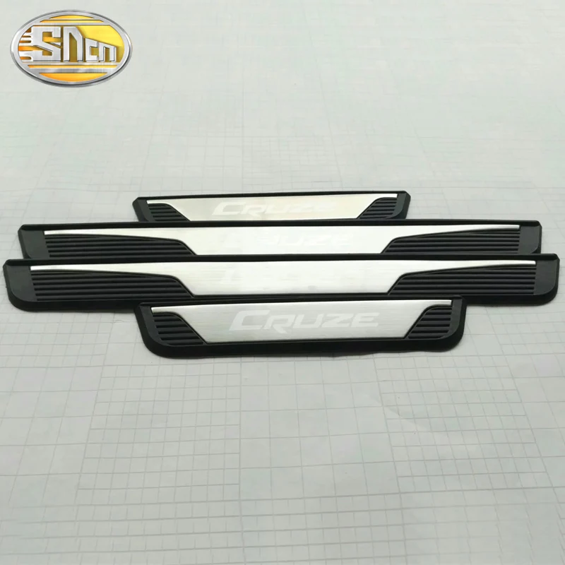 4 шт. высокое качество Нержавеющая сталь Добро пожаловать на педаль автомобиля