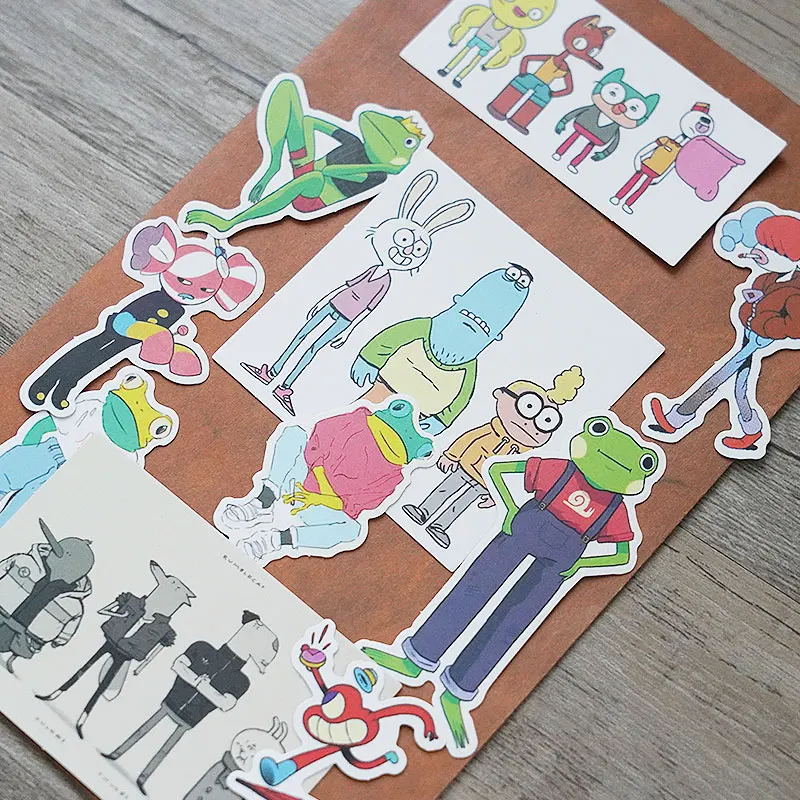 

10 наклеек в виде симпатичной лягушки с мультяшным рисунком «сделай сам», альбом для скрапбукинга, дневник нежелательной жизни, счастливый п...