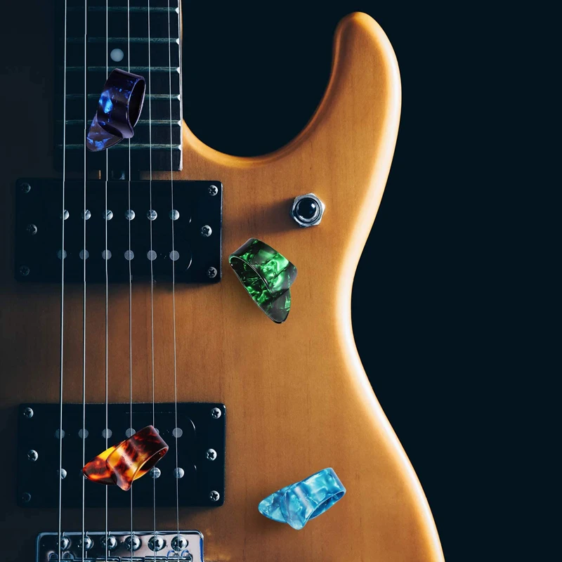 daumen finger picks plektrum durable gitarre pick für akustische elektrische guitarra bass dicke flache thumbpicks hohe qualität 12mm free