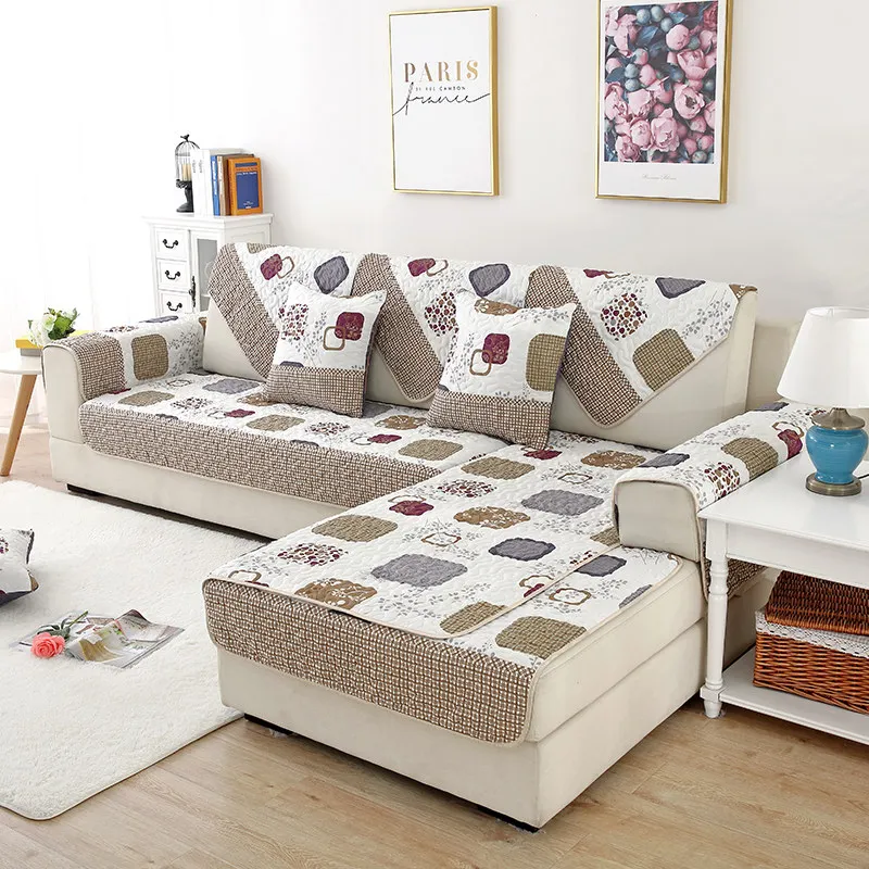 Двухстороннее покрывало для дивана противогрязное нескользящее коврик собак