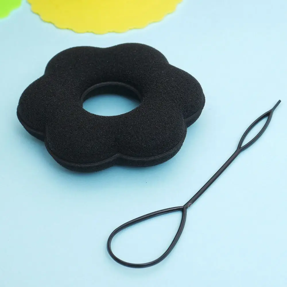 Цветок Форма диадемы инструмент для укладки волос женщин и девочек губка