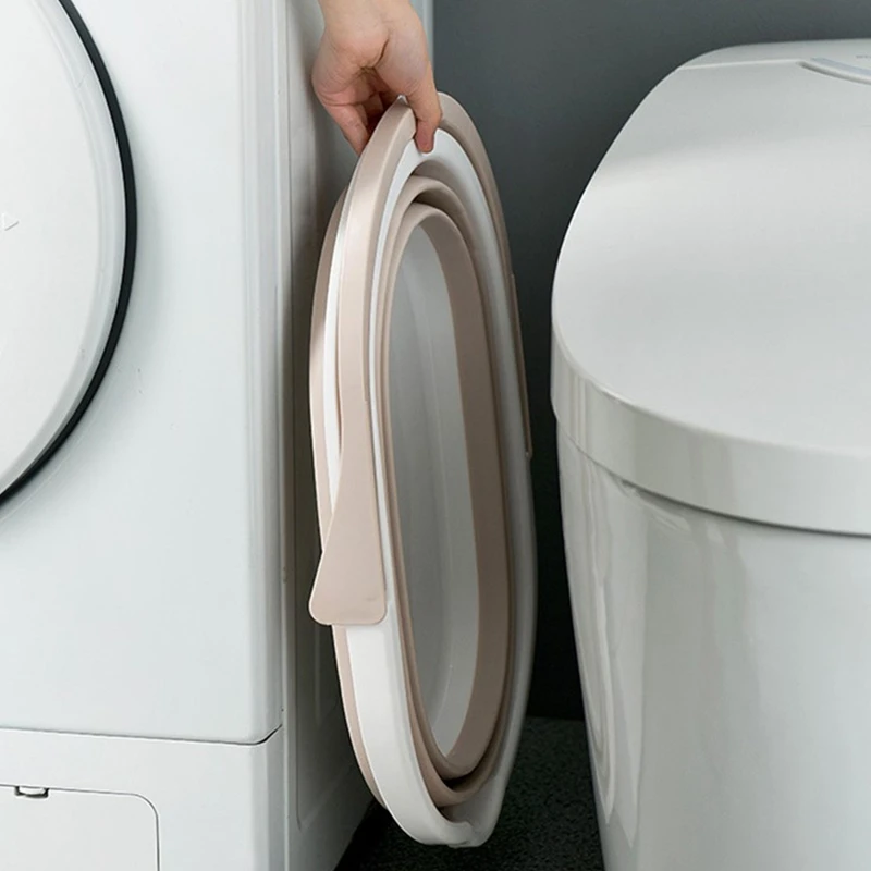 

Folding Mop Bucket Camping Wash Bucket for Fishing Car Wash Outdoor Camp Floor Cleaning Foldable Basin