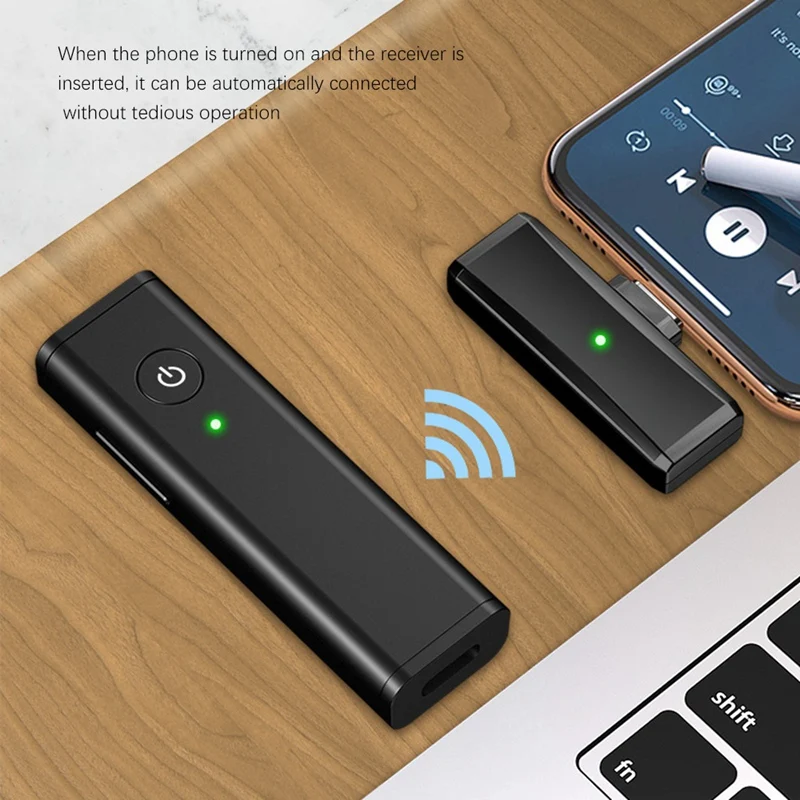 Беспроводной петличный микрофон Type C для телефона Android Youtube Facebook прямых эфиров