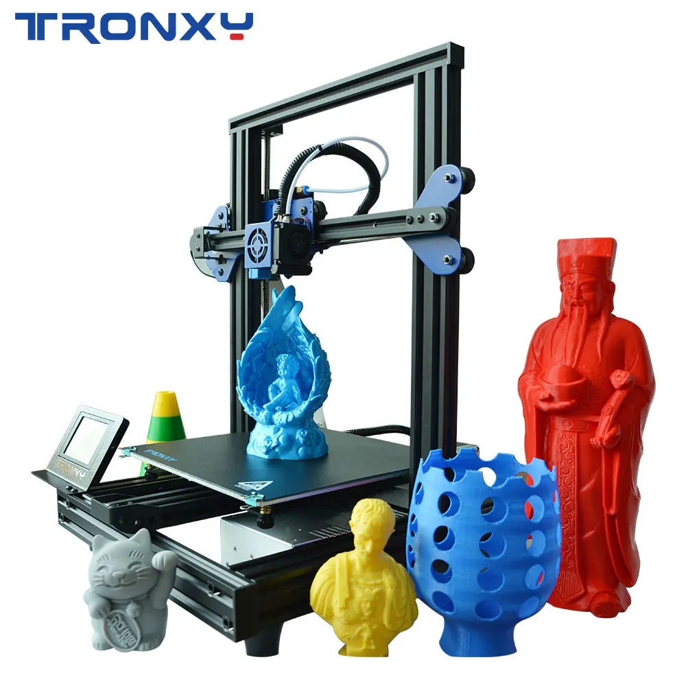 3D принтер Tronxy XY 2 Pro с функцией возобновления печати быстрая сборка Наборы сделай