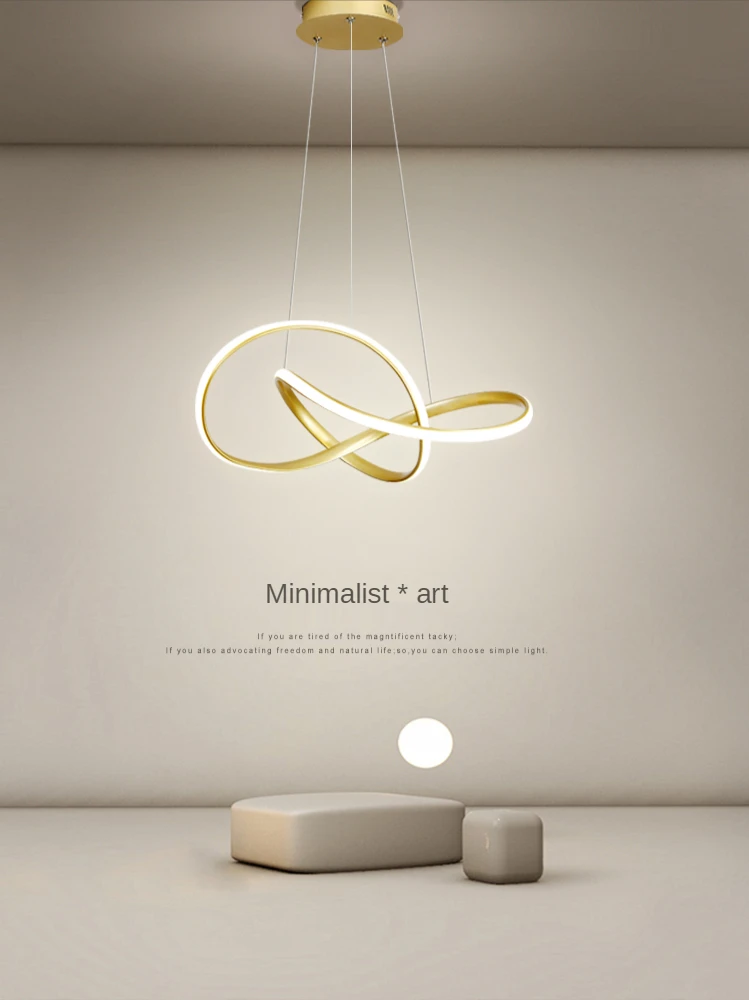 

Современная Минималистичная светодиодная Люстра для ресторана, гостиной, Настольная люстра, креативная Люстра для столовой, Минималистичн...