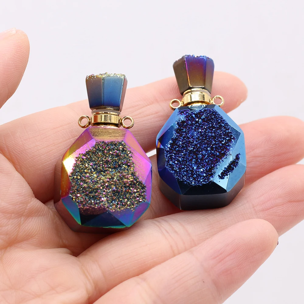 Кулон из натурального драгоценного камня ожерелье с рассеивателем эфирного