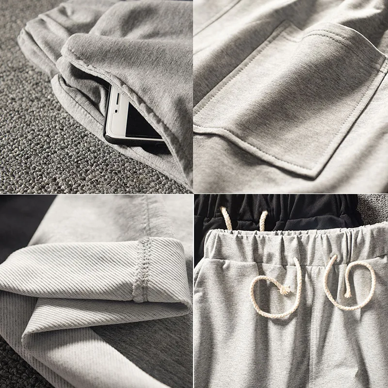 

Fashion Brand Casual Shorts Men Summer New Men High Street Comfortable Shorts Solid Color Straight Shorts Male