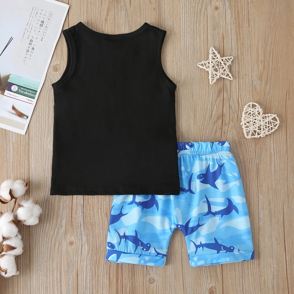 Новинка лета 2021 модная детская одежда для маленьких мальчиков жилет без рукавов +