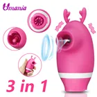 Вибратор для сосания и лизания языка, интимные игрушки для взрослых женщин, вибрирующий сосок, присоска для точки G, Стимулятор клитора, женская мастурбация