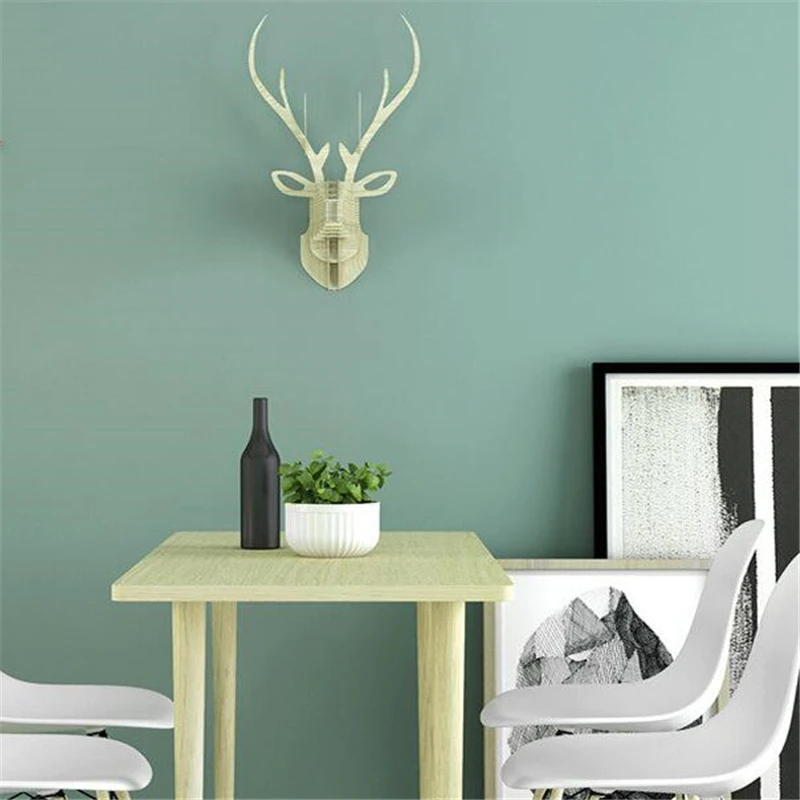 Wellyu синие магнитные цветные обои серые скандинавские современные