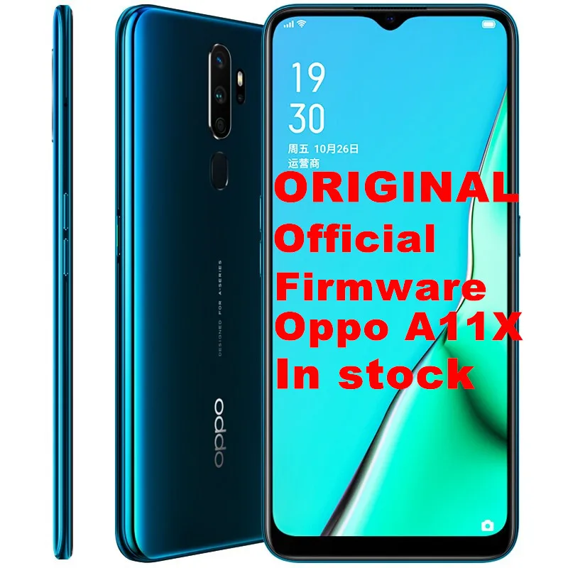 Новый оригинальный Oppo A11X 4G смартфон на Android 9 0 отпечаток пальца 6 5 &quotFHD Snapdragon 665